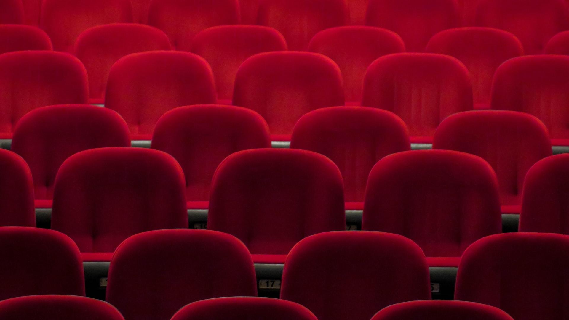 rows of red seats